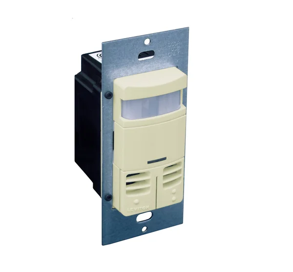 Leviton OSSMD-MDI Dual Relay, Wall Occupancy Sensor, Ivory