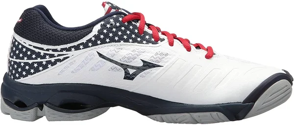 Mizuno Wave Lightning Z4 Women's Volleyball Shoes - 6 - Black - Silver