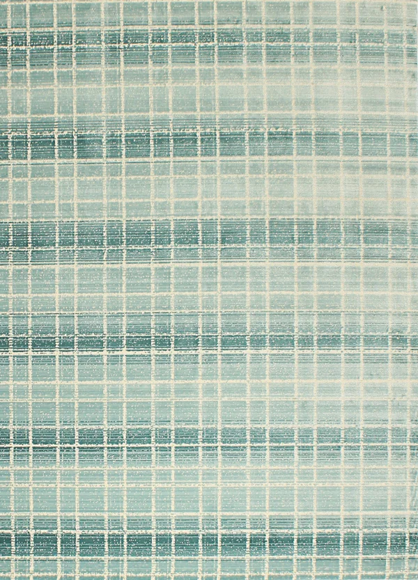 ABC Marie Checkered Blue Modern Rug 5&4x22 x 7&7x22