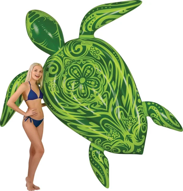 Kangaroo Sea Turtle 96" Pool Float - Green
