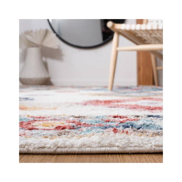 Safavieh Calista Rug Collection CAL142A - Ivory, Blue - 9' x 12'
