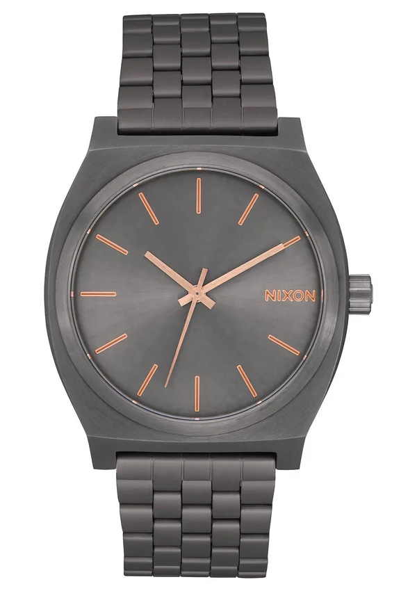 Nixon Time Teller Watch - All Gunmetal, Rose Gold