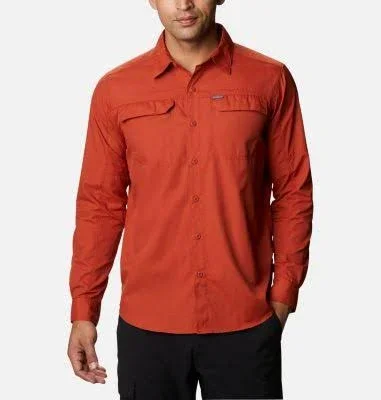 Columbia Men's Silver Ridge 2.0 Long Sleeve Shirt - L - Tan
