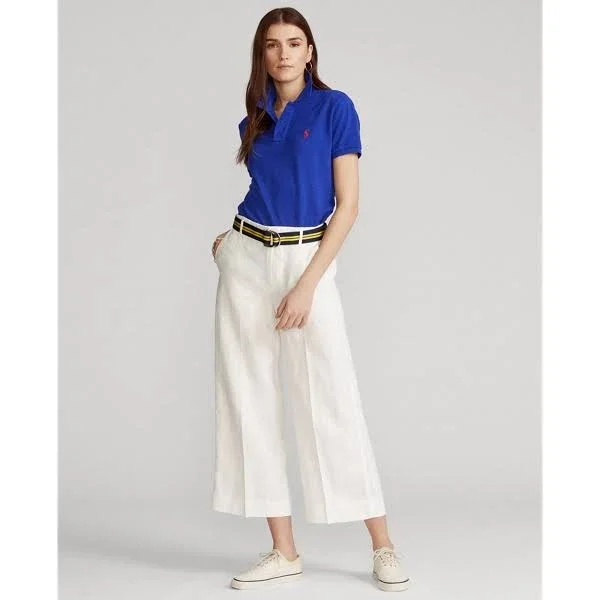 Ralph Lauren Women's Classic Fit Mesh Polo Shirt - Size S in Heritage Royal