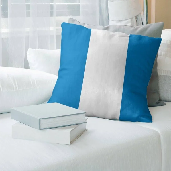 Los Angeles La Power Football Stripes Pillow (Indoor/Outdoor) - 20 x 14 - Rectangle - Zipper Closure - Medium - Polyester