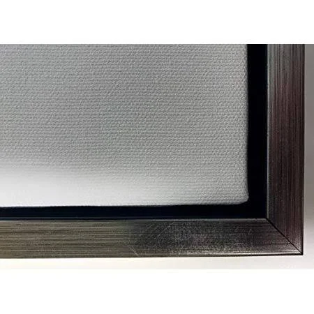 Silver Floater Picture Frame 1 3/8x22 Deep, for 3/4x22 Canvas, (Different Sizes) (20x24x22)