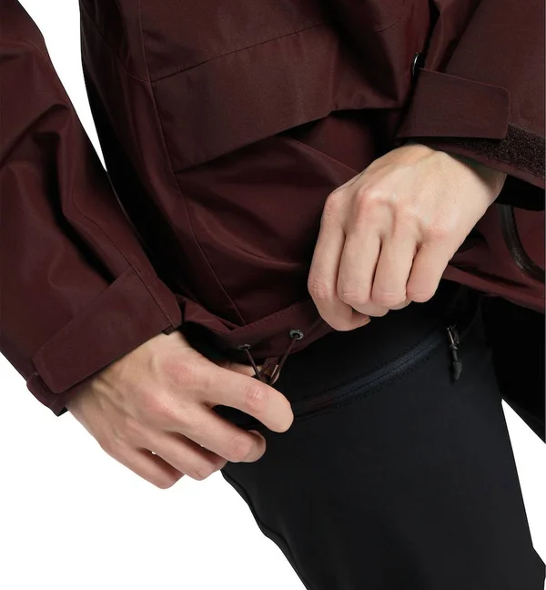 Haglofs Rubus GTX Jacket Women Maroon Red M Jacket Ladies, Women