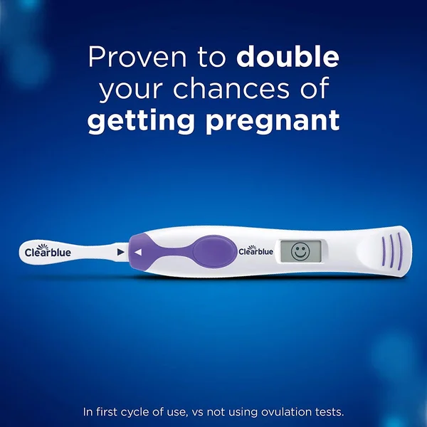 Clearblue Connected Ovulation Test System Featuring Bluetooth Connectivity and Advanced Ovulation Tests, 40 Count