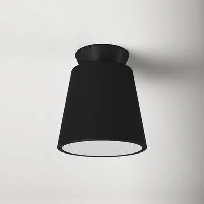 Logan 1-Light 7.5x22 LED Flush Mount Finish: Matte White/Champagne Gold