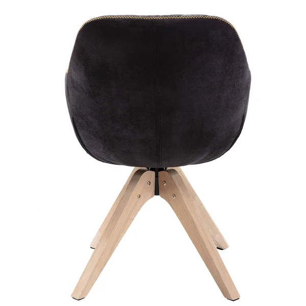 KINWELL, Modern Swivel Accent Armchair Black