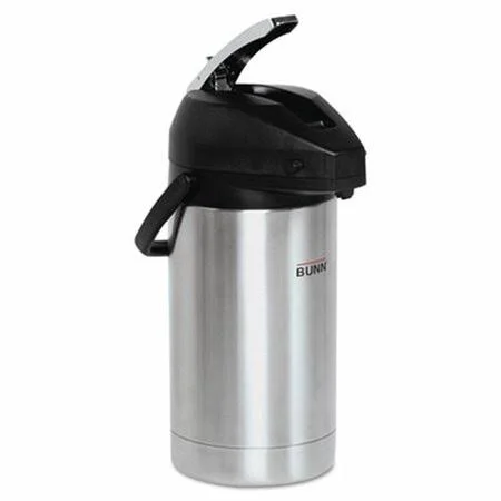 Bunn 3 LITER Lever Action Airpot Stainless Steel Black (BUNAIRPOT30)