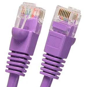 Installerparts Ethernet Cable Cat5e Cable UTP Booted 150 ft - Purple - Professional Series - 1Gigabit/Sec Network - Internet Cab