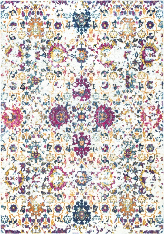 nuLOOM Floral Damask Rosemary Area Rug - 5& x 7& 5