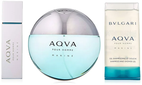 Bvlgari Aqva Marine 3PC Set 3.4 oz Eau de Toilette Spray for Men