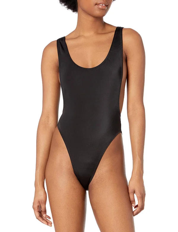 Norma Kamali Women's Marissa One-Piece Swimsuit - Black - Size Small