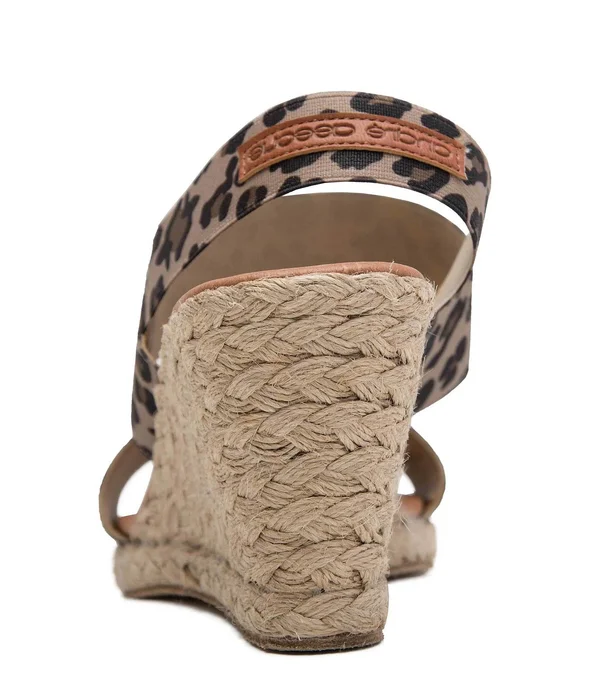 Andre Assous Women's Allison Espadrille Wedge Sandals - Leopard - Size 10
