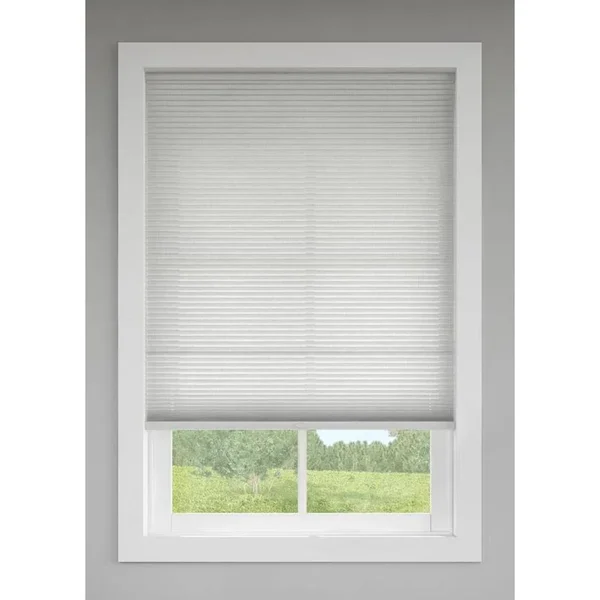 LEVOLOR Trim+Go Graphite Light Filtering Cordless Cellular Shade (Actual: 23.5-in x 72-in) in Gray, 1921605