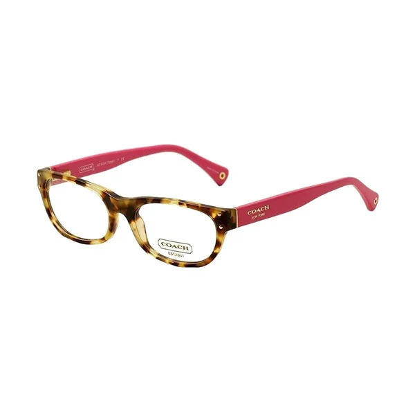 Coach HC6034 Eyeglasses - Spotty Tortoise/Fuschia (5102)
