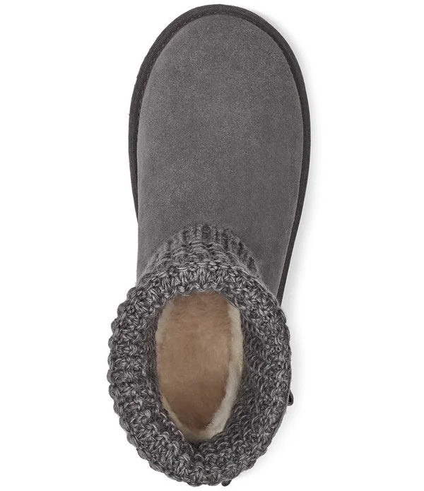 Ugg Women's Classic Solene Mini Knit 1113463 - 6 - Black