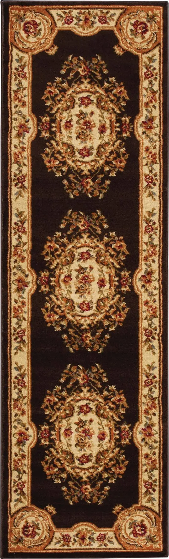 Nourison Paramount PAR37 Chocolate Area Rug, 5&3x22 x 7&3x22