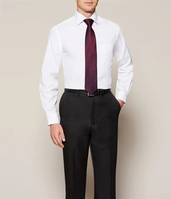 Roundtree Yorke TravelSmart Non-Iron Flat-Front Ultimate Comfort Microfiber Dress Pants, Mens, 32 30, Olive - Dillard&s Exclusiv