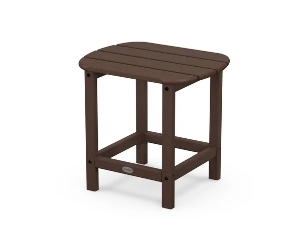 POLYWOOD South Beach 18x22 Side Table - Mahogany