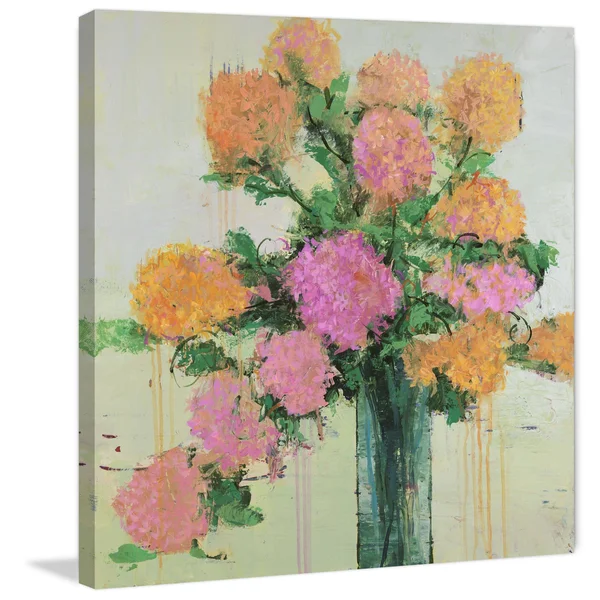 Flower Remedy I Painting Print on Wrapped Canvas - Size: 18 x 18