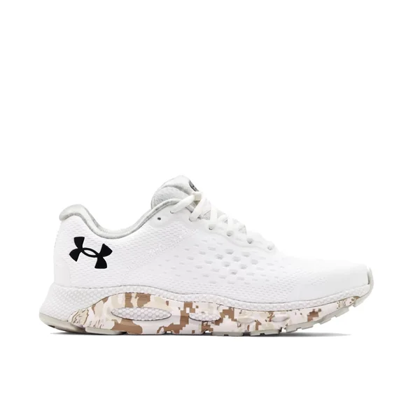 Under Armour Mens HOVR Infinite 3 Camo Running Shoes White/Black 9.5