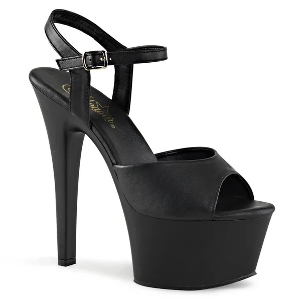 Pleaser - ASPIRE-609 11, White Patent/White