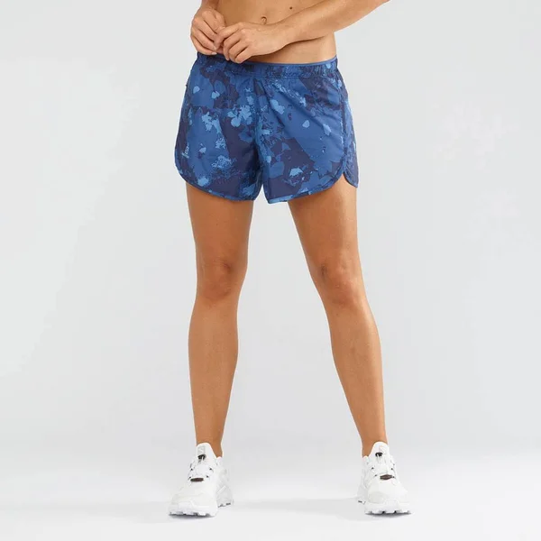 Salomon Agile Short - Women's Dark Denim, S
