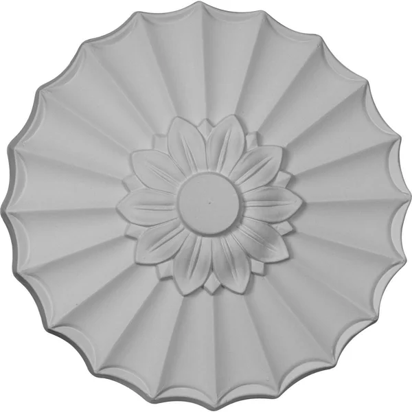 9 inchod x 1 3/8 inchp Shakuras Ceiling Medallion (Fits Canopies Up to 1 3/8 inch), Hand-Painted Hickory