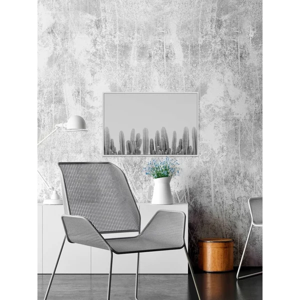Marmont Hill - Handmade Cacti Splendor II Floater Framed Print on Canvas - 30 x 20
