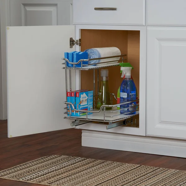 Household Essentials 2-Tier Under Sink Organizer, 61765-1
