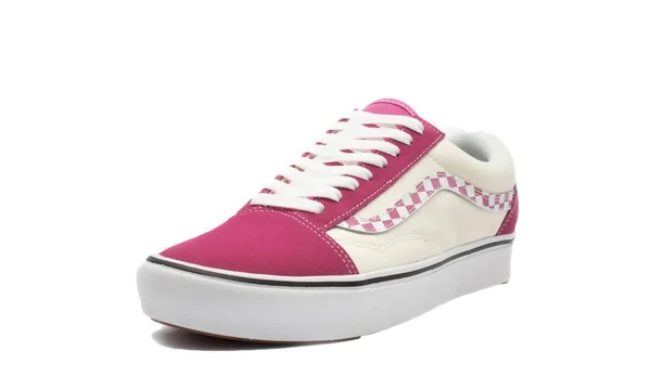 Vans Unisex ComfyCush Sidestrip Check Old Skool Sneakers (9.5)