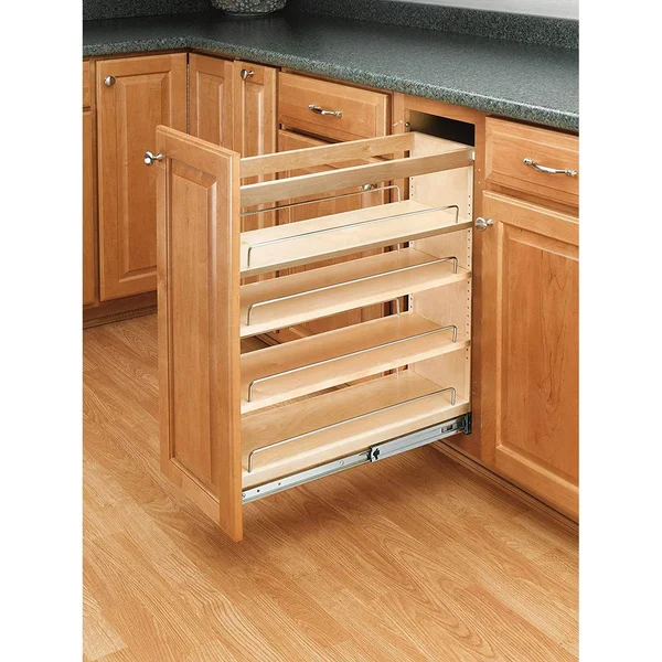 Rev-A-Shelf - 448-BC-5C - 5 in. Pull-Out Wood Base Cabinet Organizer