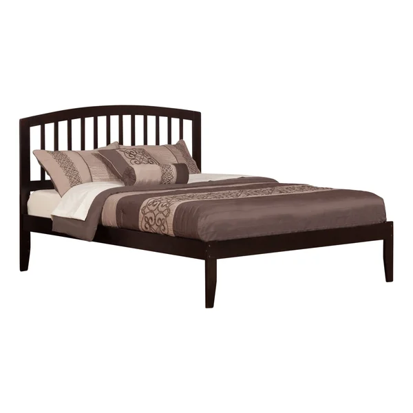 Atlantic Furniture Richmond Queen Platform Bed in Espresso - Brown
