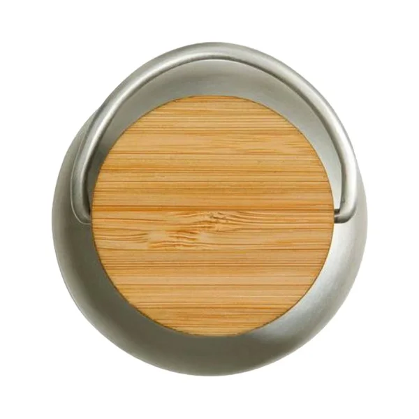 Klean Kanteen 800 ml, 27 oz Kanteen Reflect (Bamboo Cap)-BS - Brushed Stainless - One Size - Unisex
