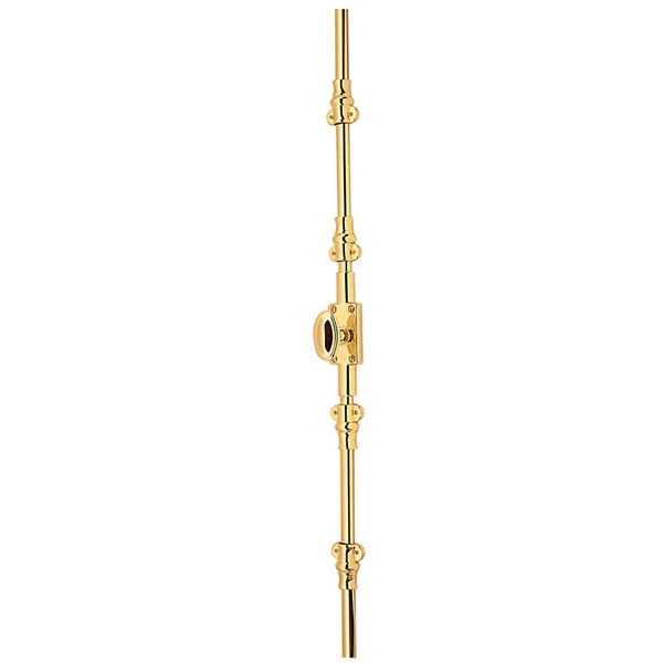 Baldwin 8106031l7lk 7ft. Left Handed Ornamental Cremone Bolt, Antique