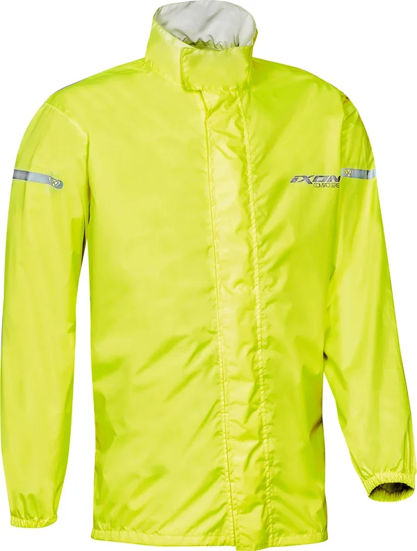 Ixon Compact Motorcycle Rain Jacket, Yellow, Size Xs