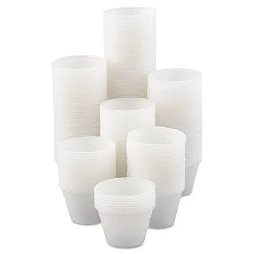 Dart Polystyrene Portion Cups, 1 1/4 oz, Translucent, 2500/Carton