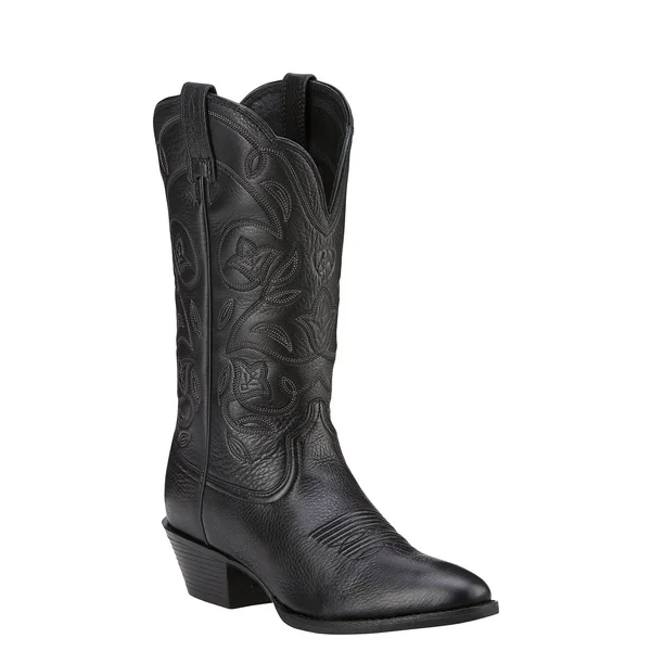 Ariat Heritage Western R-Toe 7.5 Women's Black