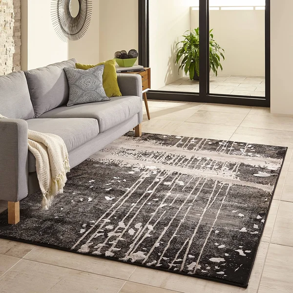 Momeni Monterey MO-02 Area Rug Charcoal 2&3x22x7&6x22 Runner