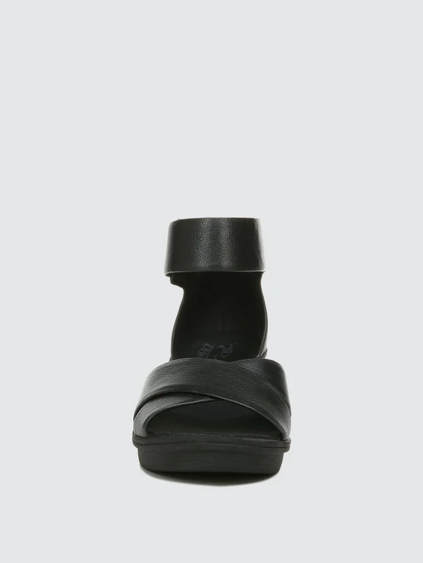 Naturalizer Riviera Wedge Sandal - Black - 5.5 M