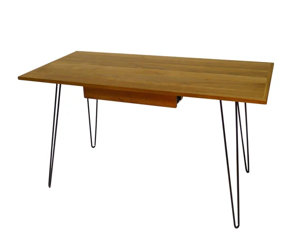 Gingko Metro Desk - Natural Walnut