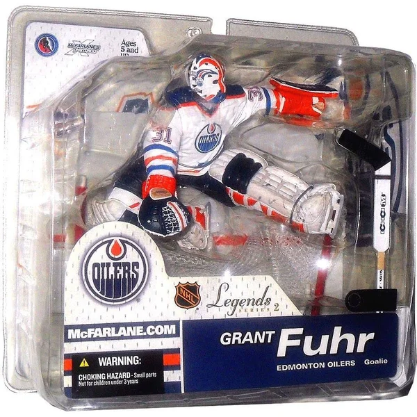 McFarlane NHL Legends 2 Edmonton Oilers Grant Fuhr Figure