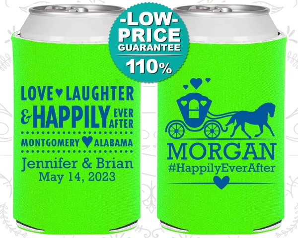 Wedding Favor Can Coolers, Custom Wedding Favors, Personalized Wedding Favors, Rehearsal Dinner Favors, Wedding Favors for Guest