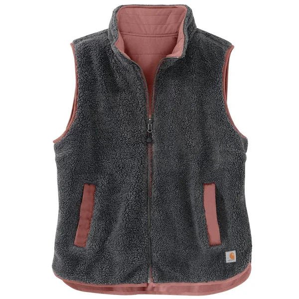 Carhartt Women's Utility Sherpa Lined Vest - Medium - Burlwood
