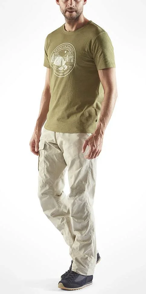 Fjallraven Lagerplats T-Shirt - Men's Stone Grey - S