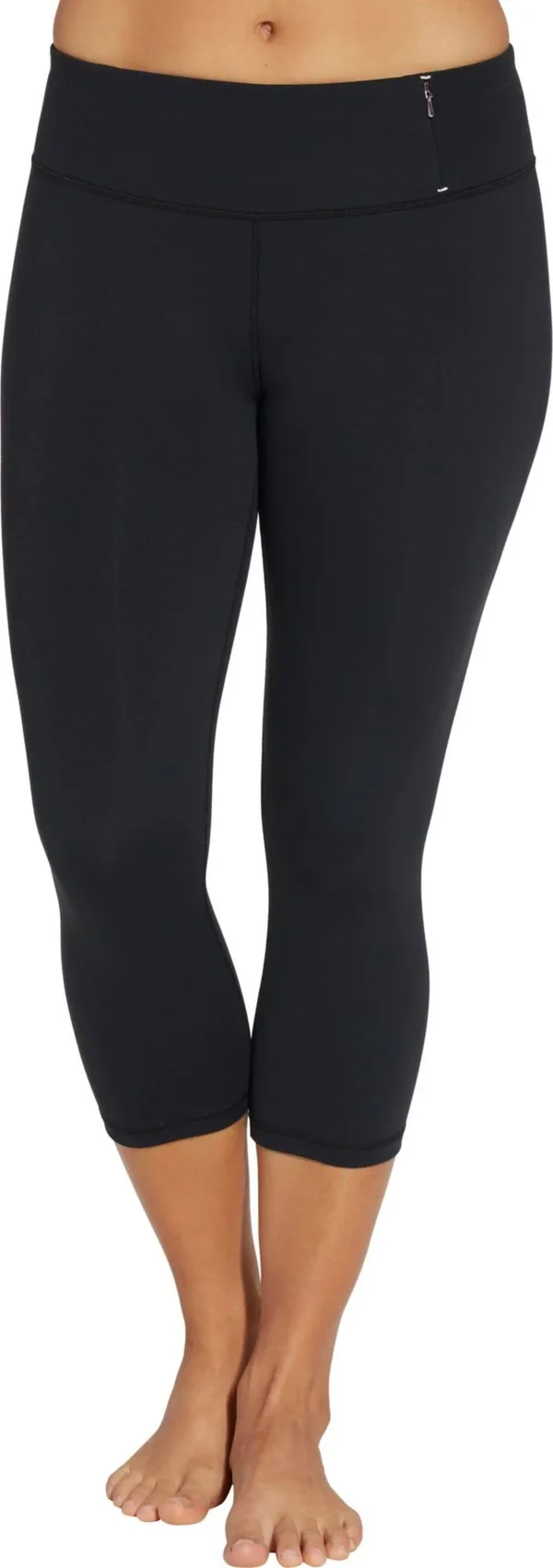 Calia by Carrie Underwood Women's Essential No Seam Mid-Rise Capris - Small, Black