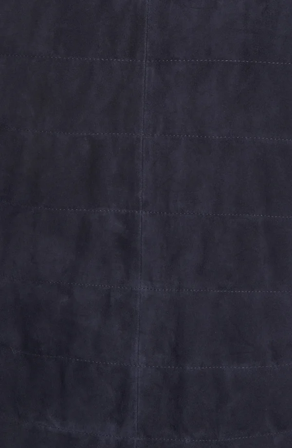 Men's Peter Millar Crown Suede Vest, Size Medium - Blue